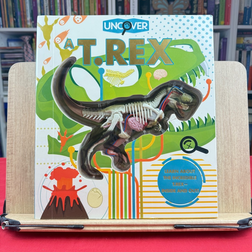 Uncover a T. Rex Interactive 3D Model Board Book Dennis Schatz Silver Dolphin